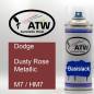 Preview: Dodge, Dusty Rose Metallic, M7 / HM7: 400ml Sprühdose, von ATW Autoteile West.